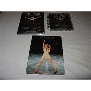 Lot Of 3 Celine Dion DVD's Live From Las Vegas & Through The Eyes Of The World